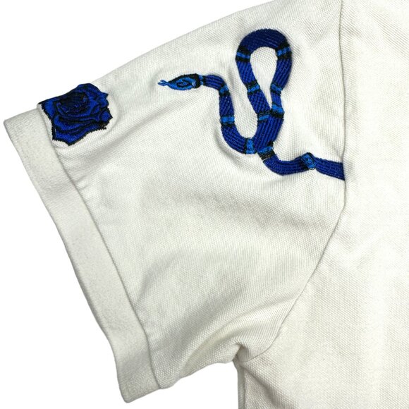 Damati Snakes and Roses Pique Polo (XL) - Picture 4 of 9